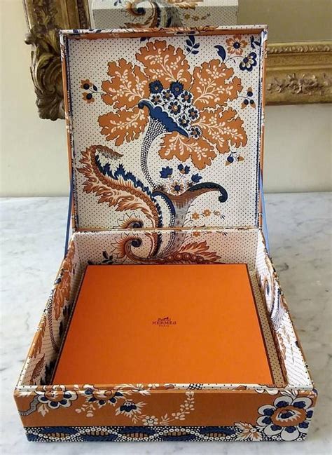 hermes scarf with hear box